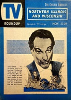 Chicago Sunday American TV Roundup.  November 22, 1958