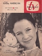 Chicago Sunday American TV Roundup.  April 15, 1962