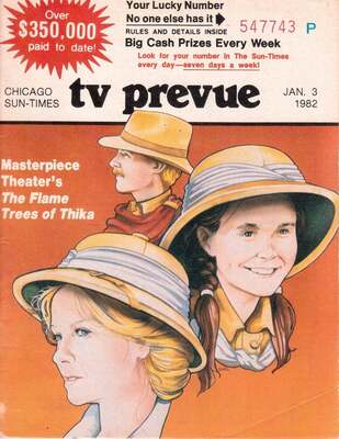 Chicago Sun-Times TV Prevue,  January 3, 1982