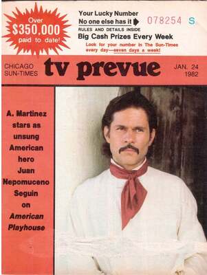 Chicago Sun-Times TV Prevue,  January 24, 1982