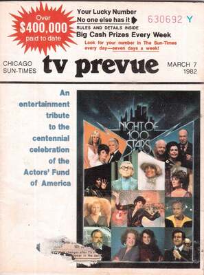 Chicago Sun-Times TV Prevue,  March 7, 1982