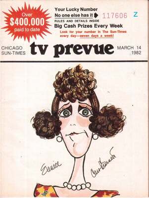 Chicago Sun-Times TV Prevue,  March 14, 1982