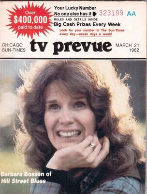 Chicago Sun-Times TV Prevue,  March 21, 1982