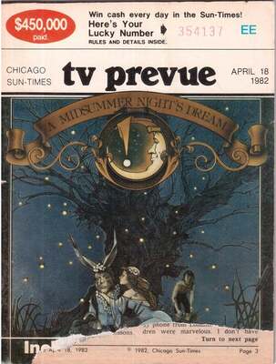 Chicago Sun-Times TV Prevue,  April 18, 1982