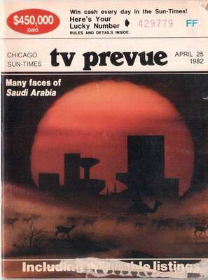 Chicago Sun-Times TV Prevue,  April 25, 1982